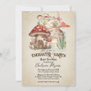 Recherche de maison champignon invitations Jardin de fées