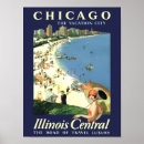Search for vintage style travel posters Illinois