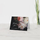 Search for pink black wedding thank you cards Flower