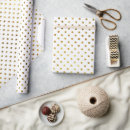 Search for gold polka dot wrapping paper White