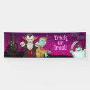 Search for trick or treat banners Bats