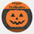 Search for jack o lantern face stickers Orange