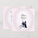 Search for biking square invitations Bride and groom