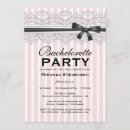 Search for lace bachelorette party invitations Pink