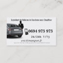Recherche de chauffeur business cards Luxe