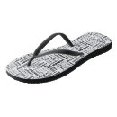 Search for add your name sandals Black and white