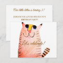 Recherche de chats tigrés invitations Pour enfants