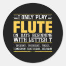 Search for funny flute stickers Flutist