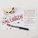 Recherche de sanglant halloween invitations Parti