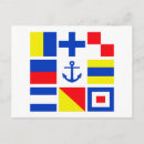 Search for signal flag postcards Sea