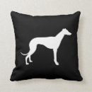 Search for greyhound pillows Silhouette