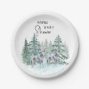 Search for adventure baby shower plates Emerald green