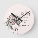 Search for blush pink floral clocks Boho