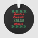 Search for salsa ornaments Santa