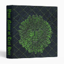 Search for green man binders Blue