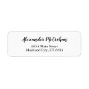 Search for simple rsvp return address labels Black and white