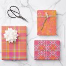 Search for blue and orange wrapping paper Hot pink