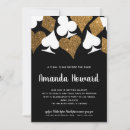 Search for casino night bachelorette party invitations Black
