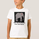 Search for save the elephant tshirts Ecology