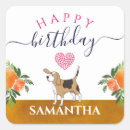Search for happy birthday name stickers Gold