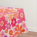 Search for pink and orange tablecloths Cute