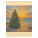 Search for beach christmas tablecloths Coastal