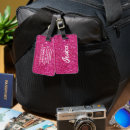 Recherche de acier brosse bagages étiquettes Monogrammed