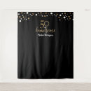 Search for 50th birthday backdrops Gold