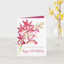 Search for orchid birthday cards Red