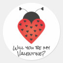 Search for ladybug illustration stickers Red