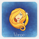 Search for virgo sign stickers Blue