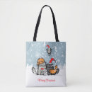 Recherche de noël de chat sacs Neige