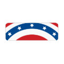Search for political return address labels Blue