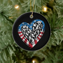 Search for stars and stripes ornaments Heart