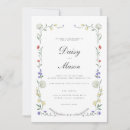 Search for country cottage wedding invitations Elegant modern floral