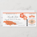 Search for jamaica wedding save the dates Boarding pass