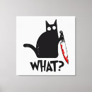 Search for funny cat canvas prints Meow