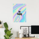 Search for holographic posters Abstract