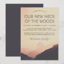 Search for mountain moving announcement cards Forest
