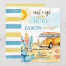 Recherche de surf anniversaire invitations Turquoise