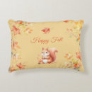 Search for autumn leaves home decor pillows Squirrel
