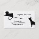 Recherche de silhouette de chat cartes visite Chats