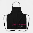 Search for pink black aprons Elegant