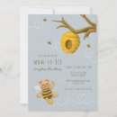 Search for bumble bee baby shower invitations Simple