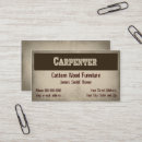 Recherche de charpentier menuiserie cartes visite Fabricant de meubles