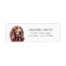 Search for irish return address labels Dog
