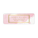 Search for makeup return address labels Pink