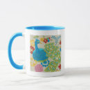 Search for peacock feather mugs Decorative