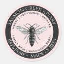 Search for honey bee illustration stickers Pink