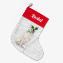Search for white dog christmas stockings Animals